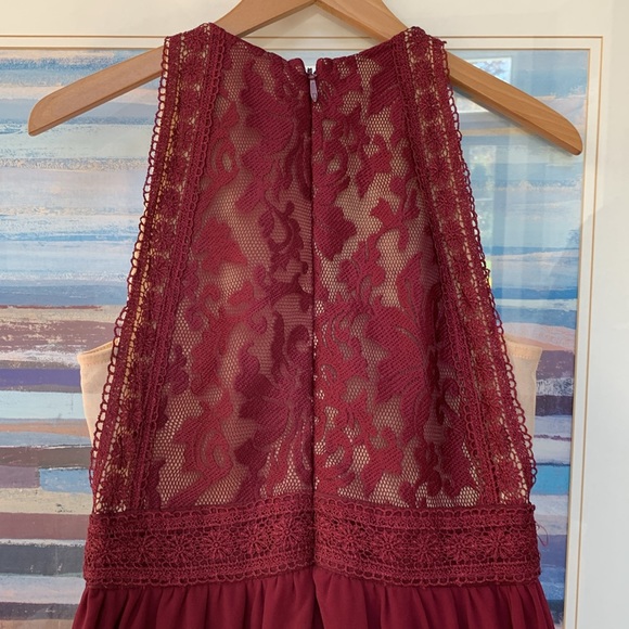 💚 Lulu’s Size M Sleeveless long gown - Picture 4 of 6